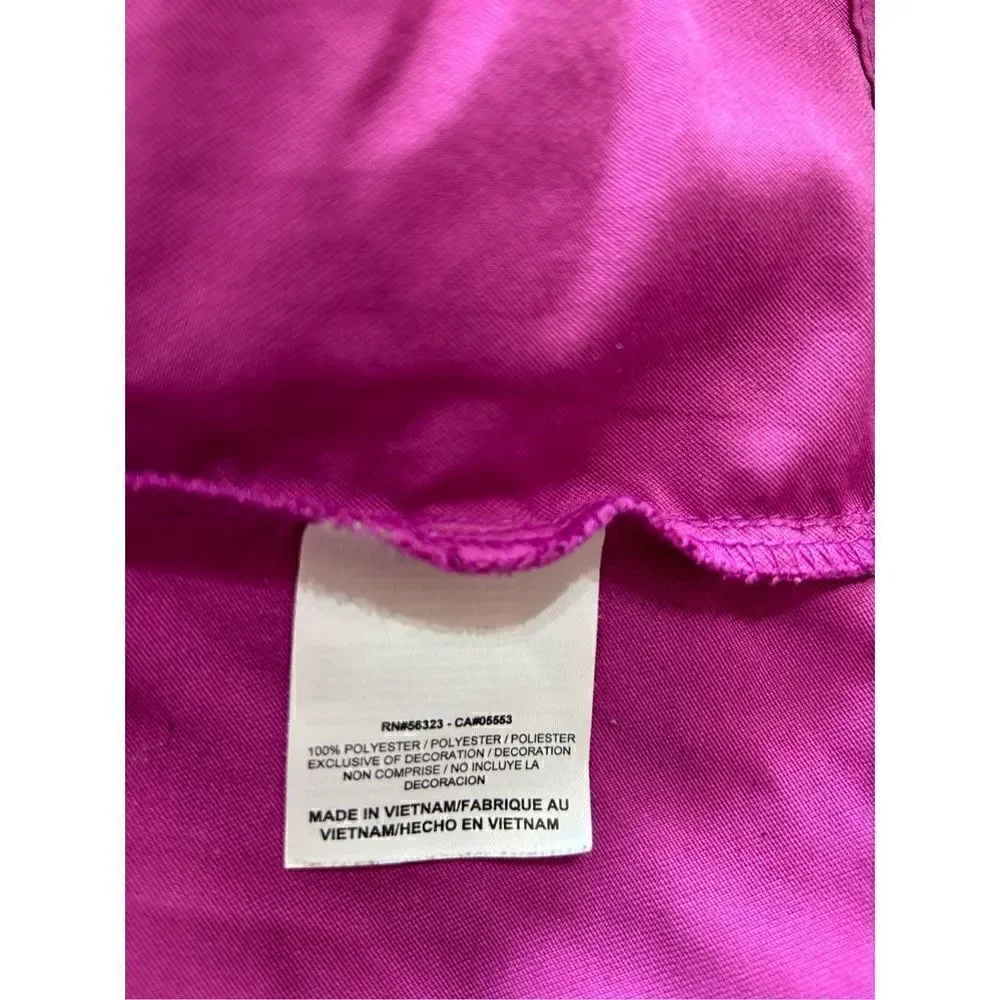 Women’s Y2K Vintage Nike Full Zip Jacket - Magenta Size Large